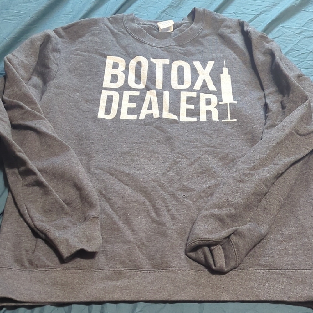 Delta Gray Crewneck Sweater